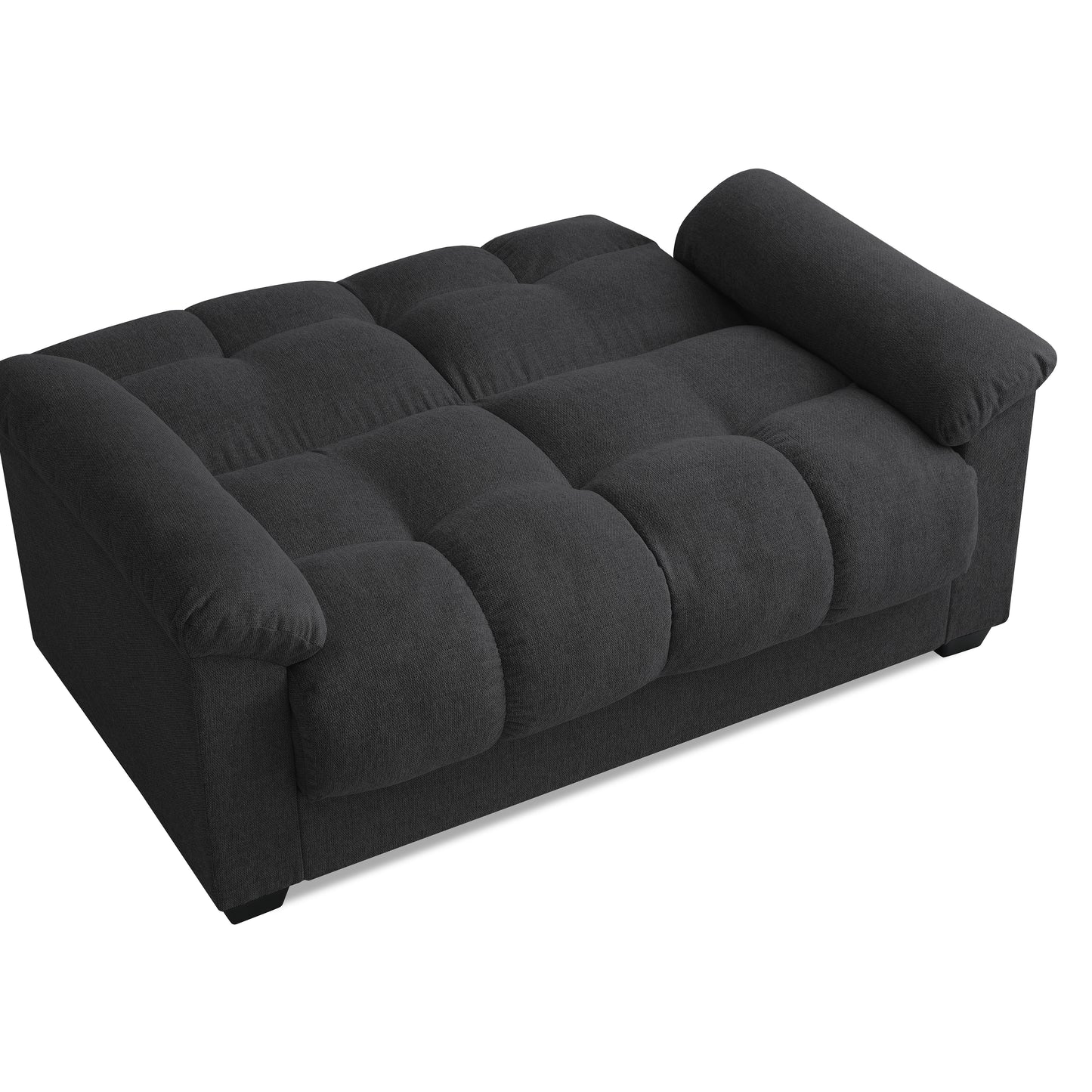Margo 2 Seater Sofa Bed with Storage in Fabric