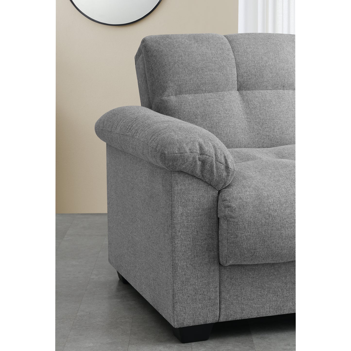Margo 2 Seater Sofa Bed with Storage in Fabric
