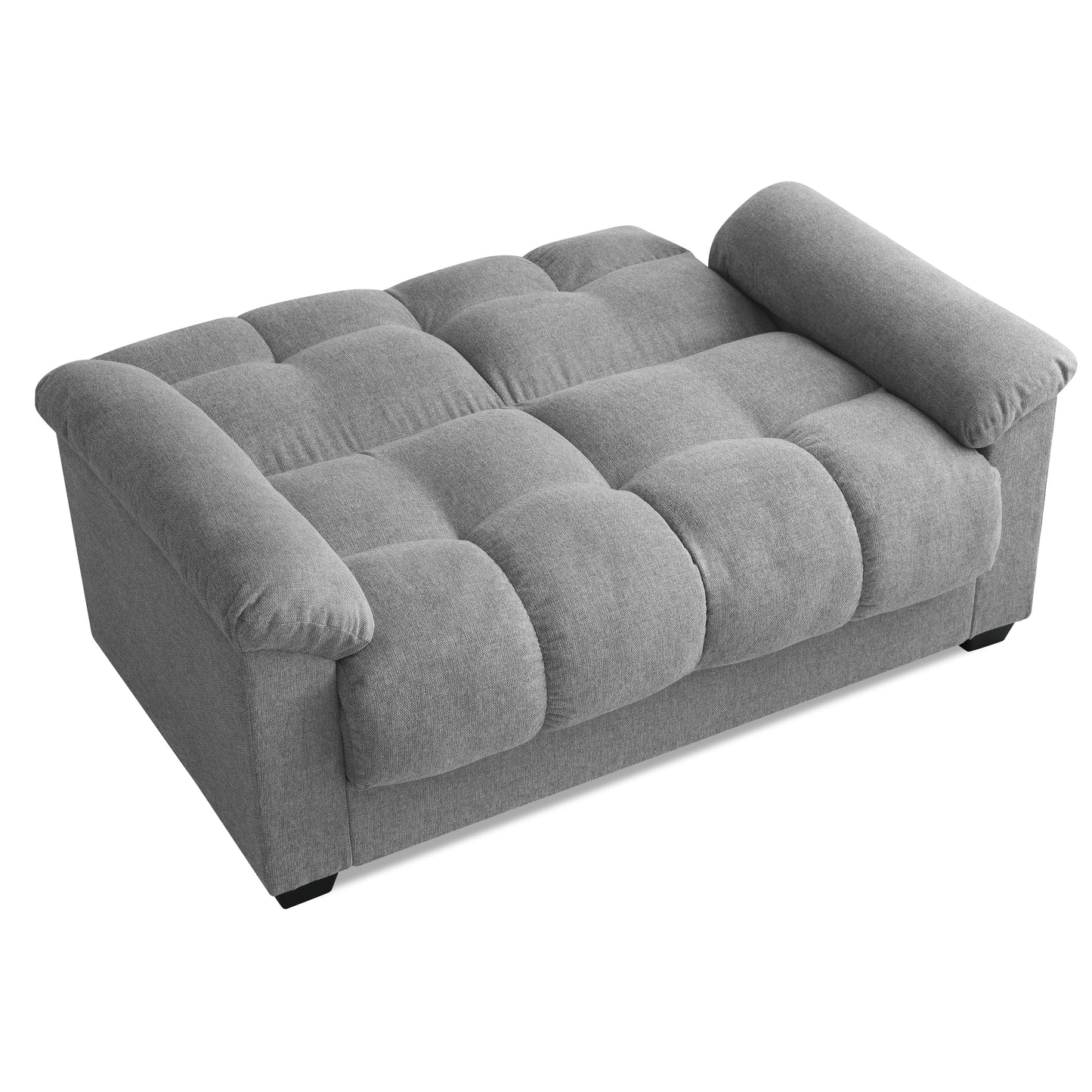 Margo 2 Seater Sofa Bed with Storage in Fabric
