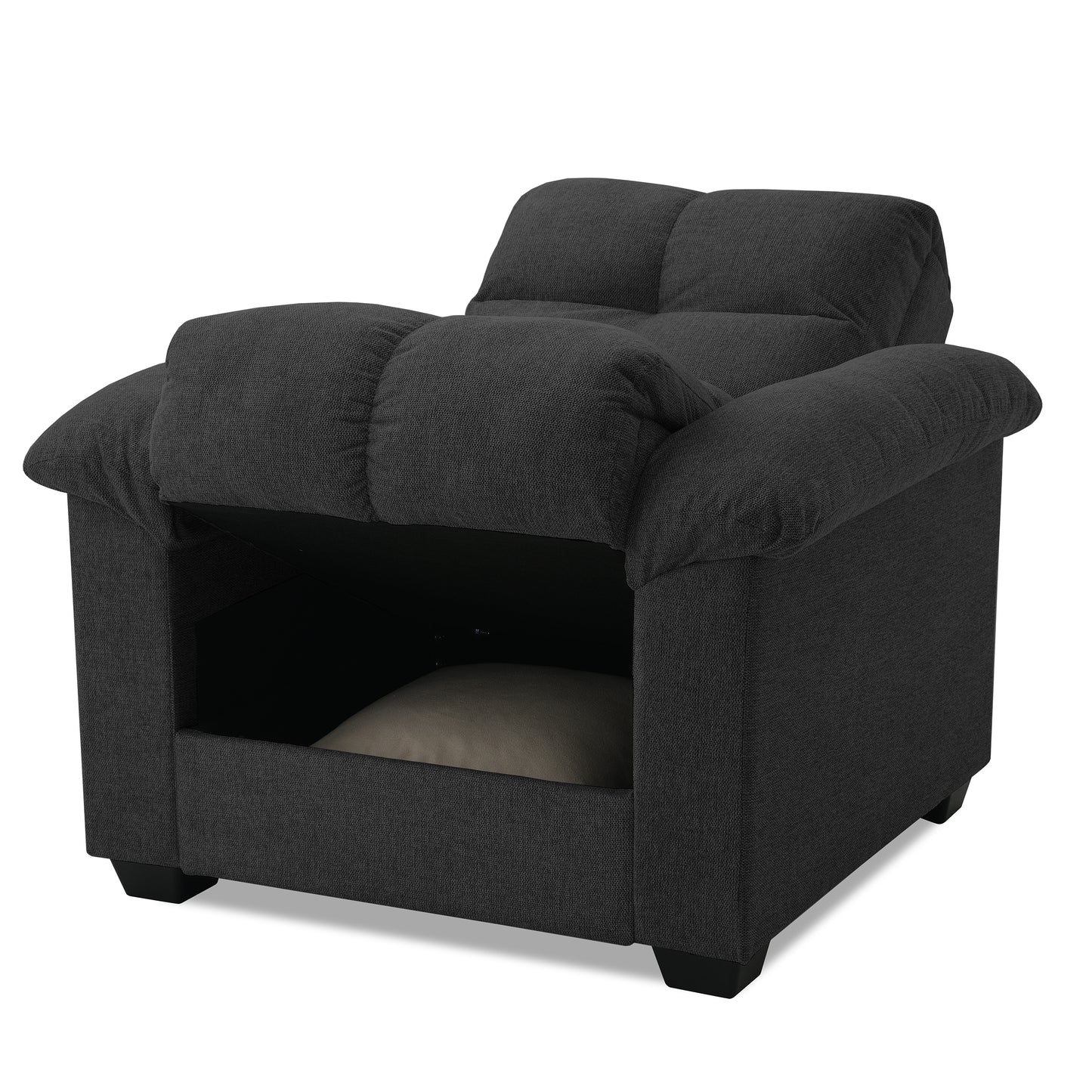 Ridwaan Armchair with Reclining Backrest