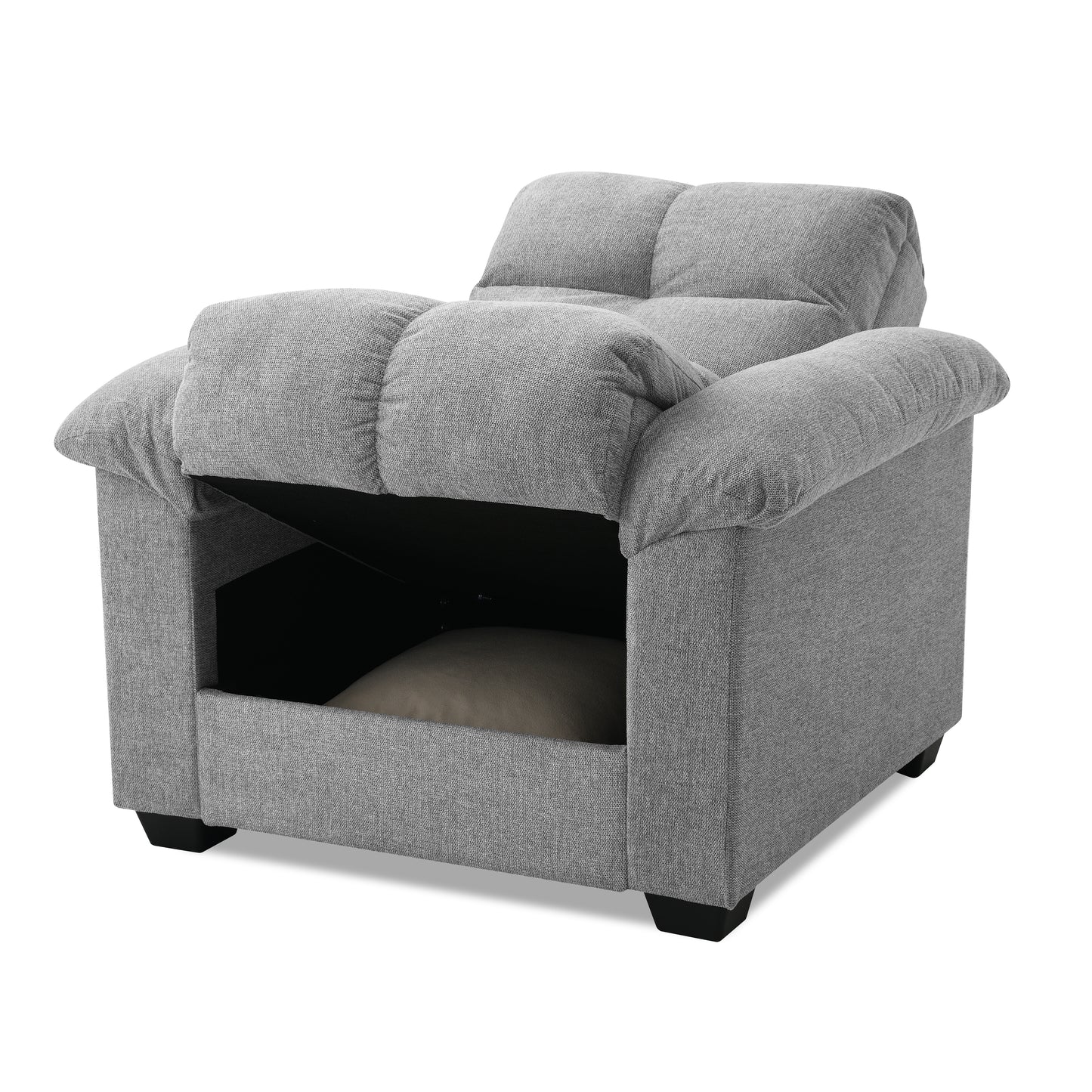 Ridwaan Armchair with Reclining Backrest