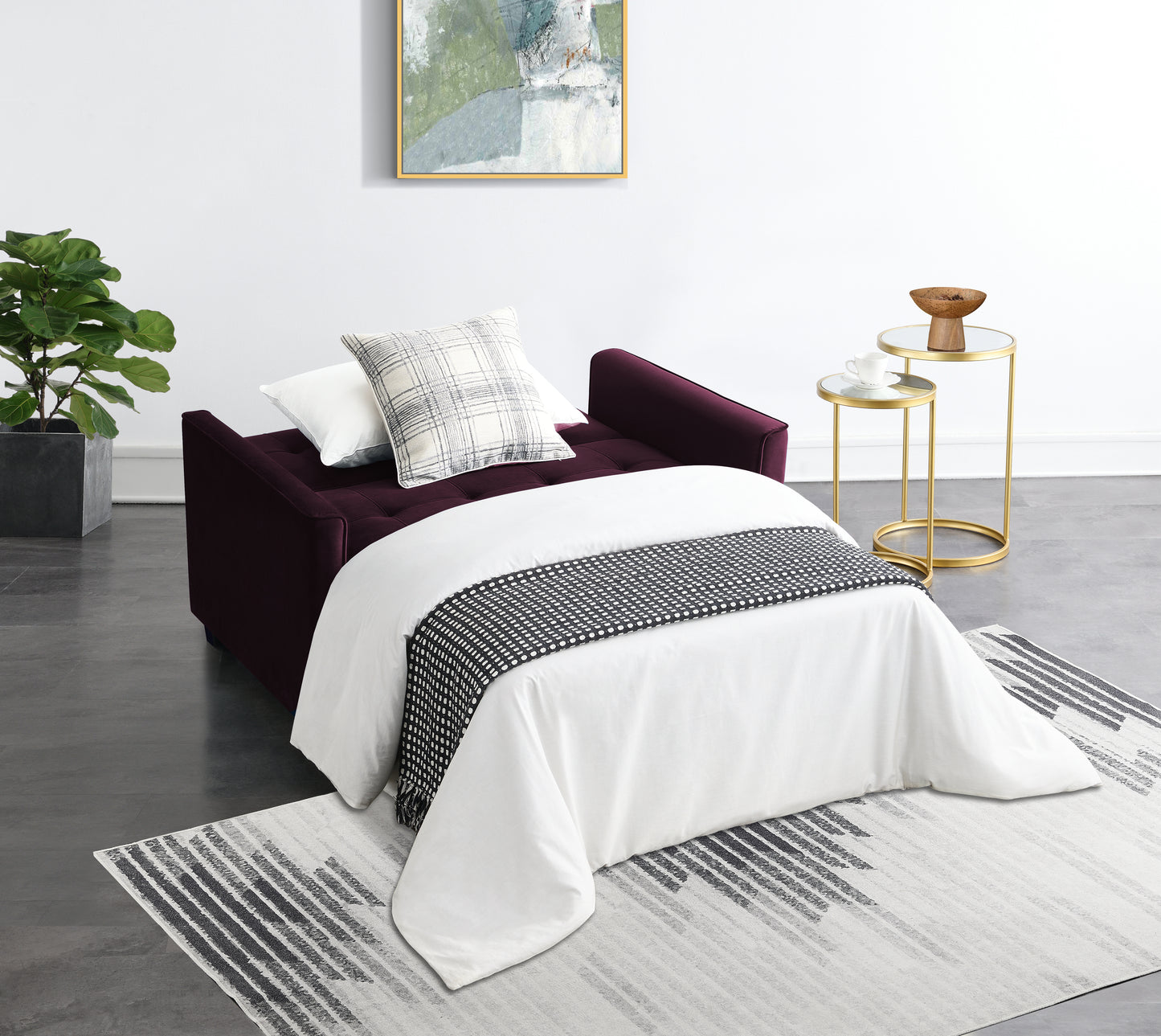 Thierry 2 Seater Upholstered Sleeper