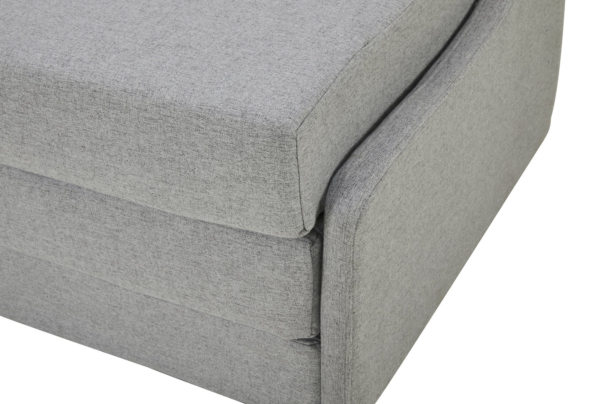 Modern Peppered Grey Fabric