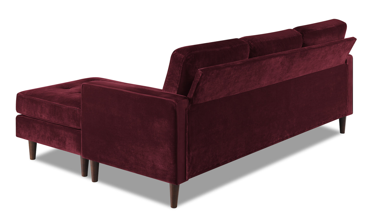 Burgundy Velvety Fabric