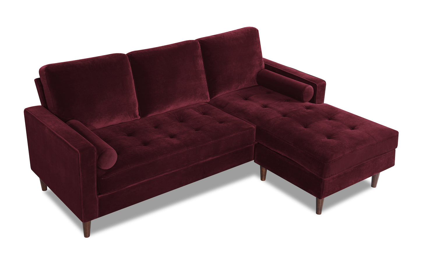 Burgundy Velvety Fabric