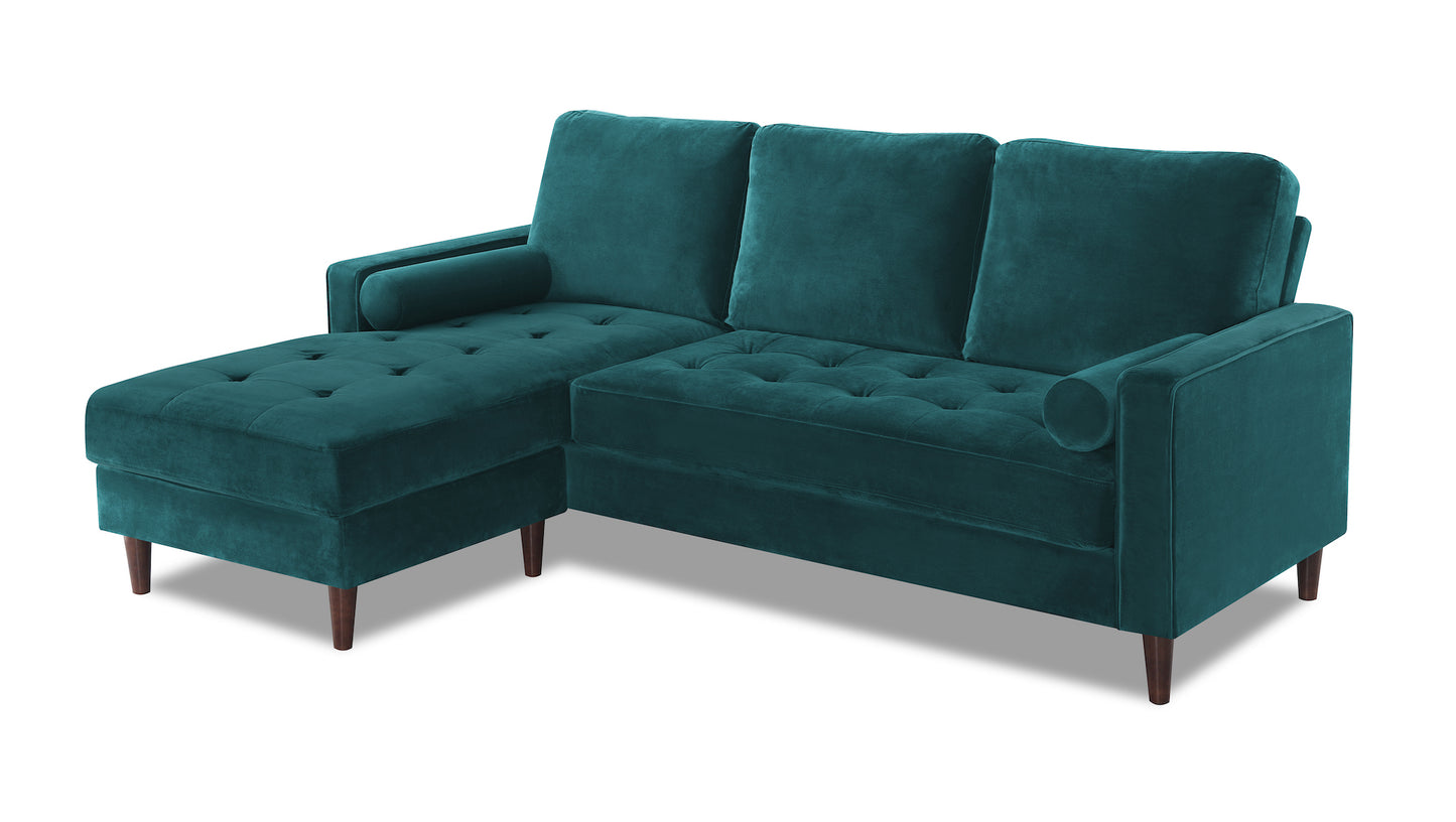 Teal Velvety Fabric