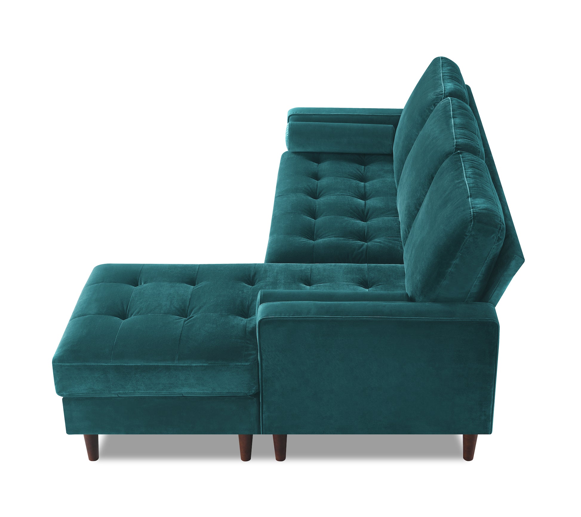 Teal Velvety Fabric