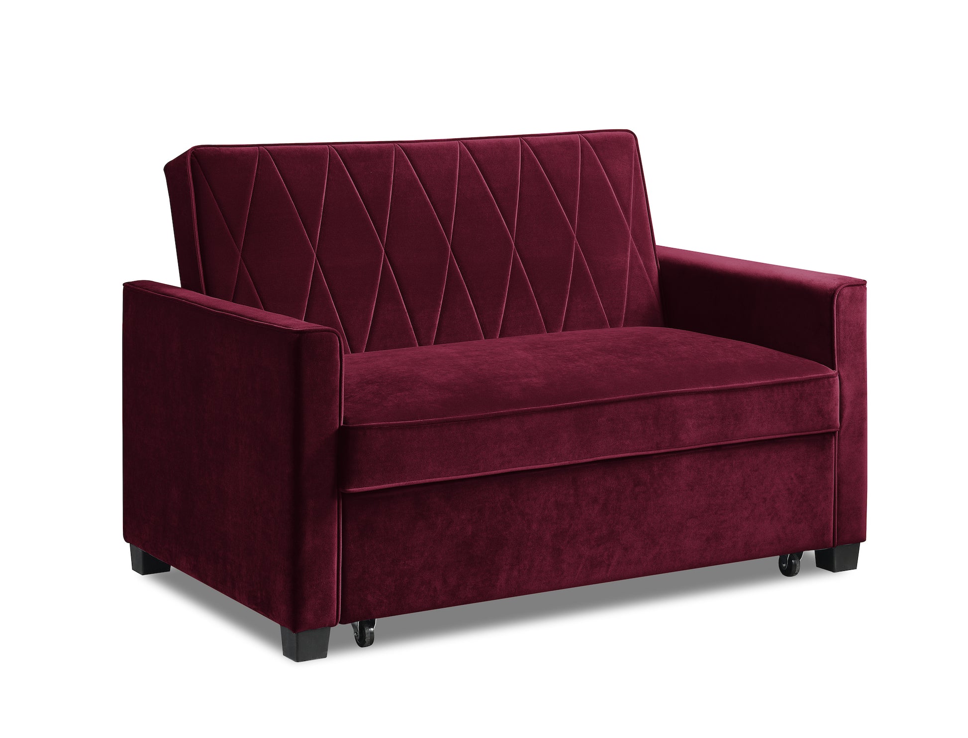 Burgundy Velvety Fabric