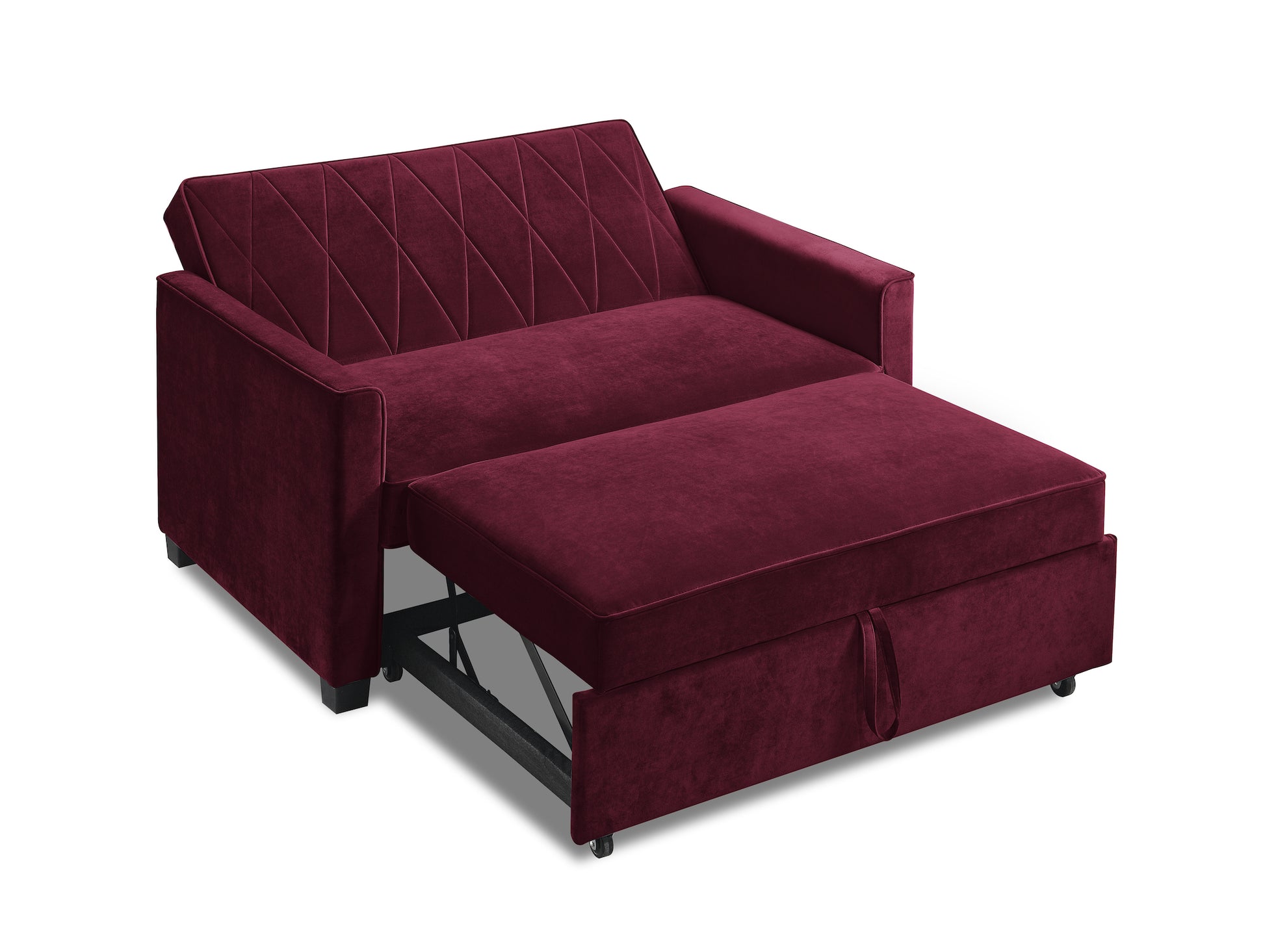 Burgundy Velvety Fabric