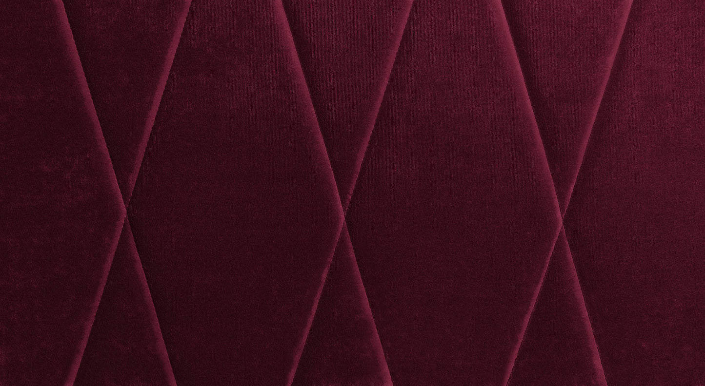 Burgundy Velvety Fabric