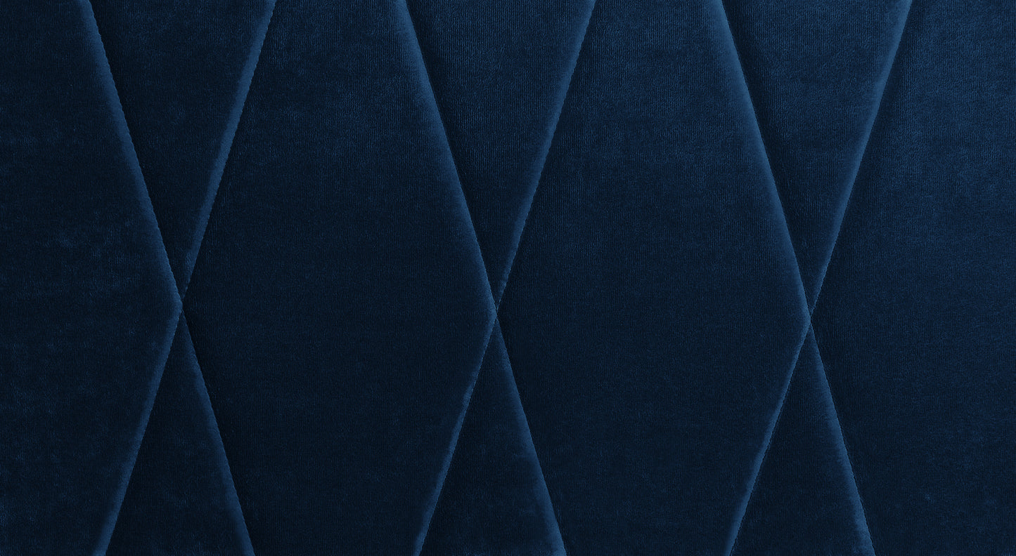 Midnight Blue Velvety Fabric