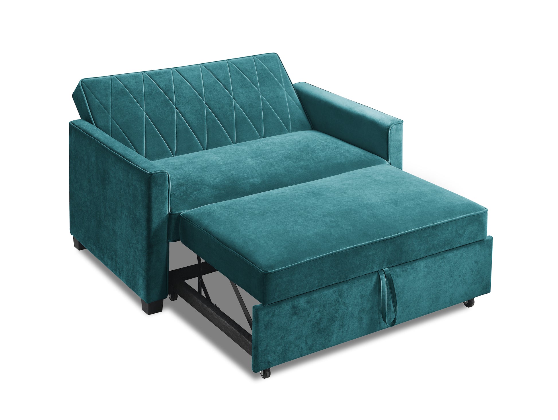 Teal Velvety Fabric