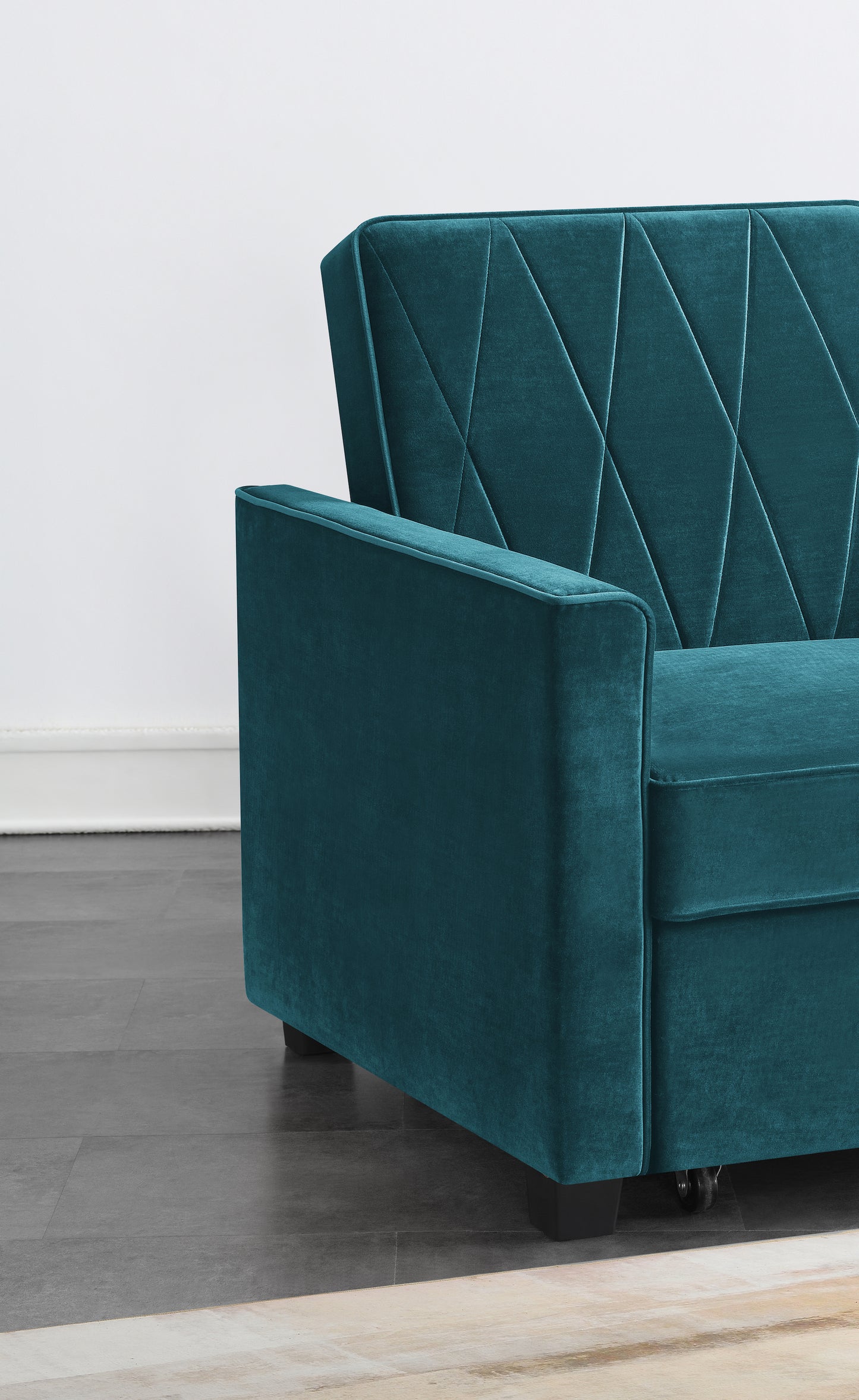 Teal Velvety Fabric