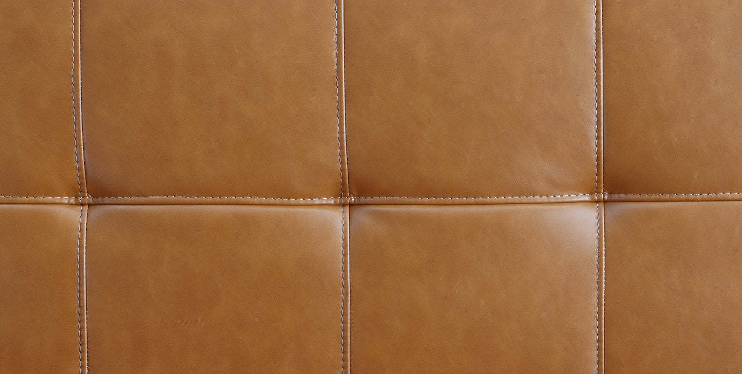 Tan Faux Leather