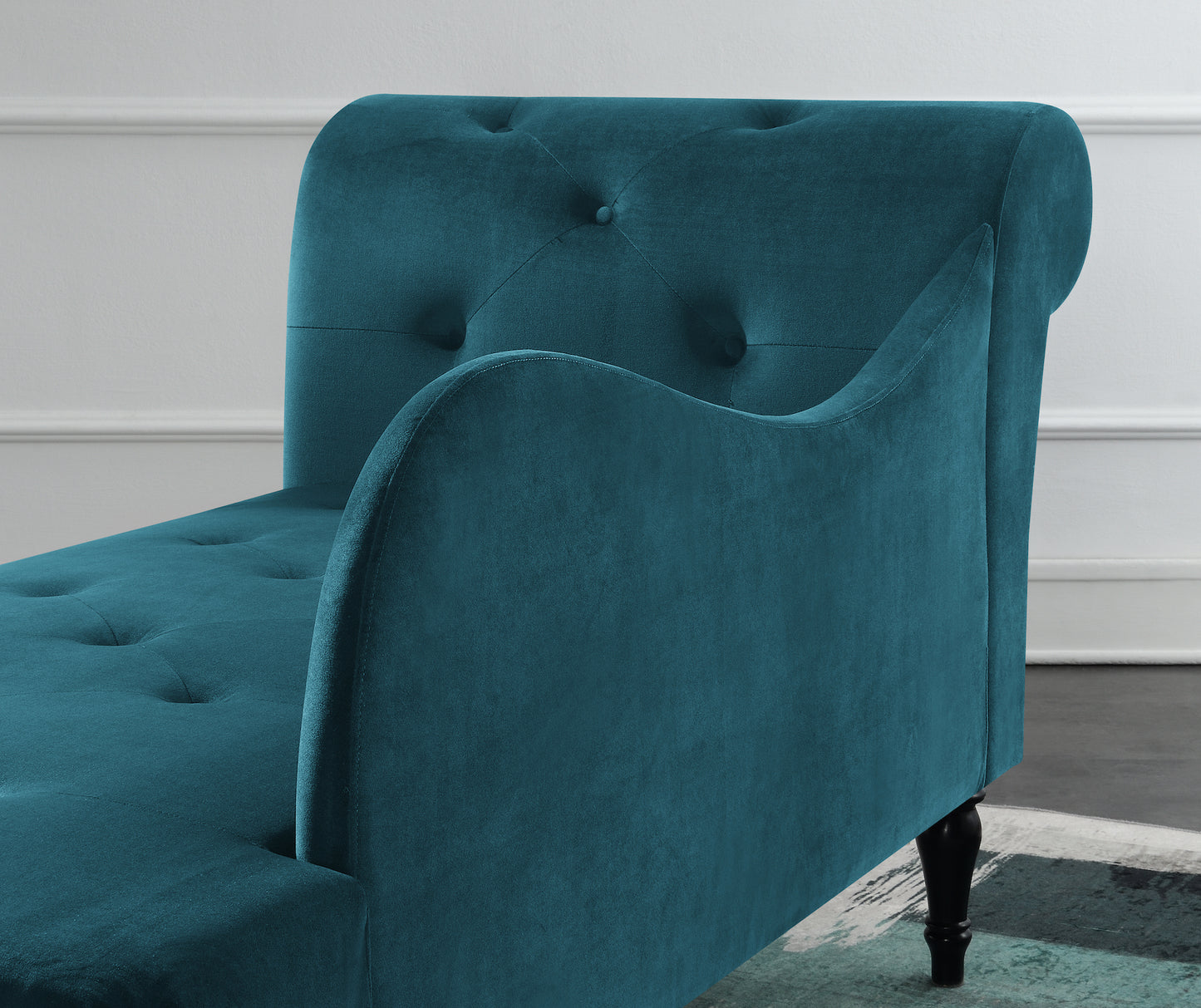 Teal Velvety Fabric